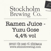 Stockholm (Sthlm) Brewing Co. Ramen Juice
