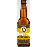 Eight Degrees Brewing Barefoot Bohemian Pilsner Lager