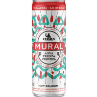 New Belgium Brewing Company Mural Agua Fresca Cerveza: Watermelon Lime