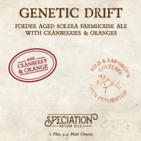 Speciation Artisan Ales Genetic Drift With Cranberry & Orange