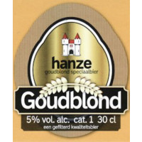 Groningse Bierbrouwerij Hanze Goudblond