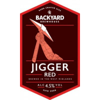 Backyard Brewhouse Jigger Red