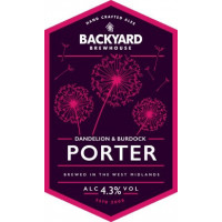Backyard Brewhouse Dandelion & Burdock Porter