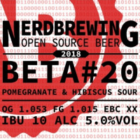 Nerdbrewing Beta #20 Pomegranate & Hibiscus Sour