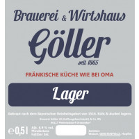 Brauerei Göller Lager / Lagerbier