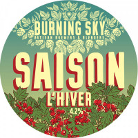 Burning Sky Brewery Saison L'Hiver
