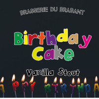 Brasserie du Brabant Birthday Cake