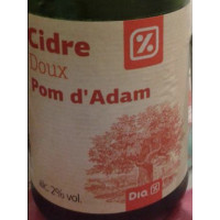 DIA Group (France) Cidre Doux Pom d'Adam