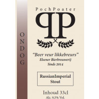 PochPoater - Elsener Bierbrouwerij Ondog RussianImperial Stout