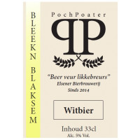 PochPoater - Elsener Bierbrouwerij Bleekn Blaksem Witbier