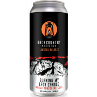 Backcountry Brewing Burning My Lady Candle