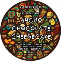 Mad Dog Brewing Co. Ancho Chocolate Cheesecake