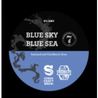 Siren Craft Brew Blue Sky Blue Sea