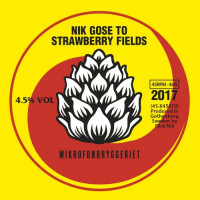 Duckpond Brewing Nik Gose To Strawberry Fields