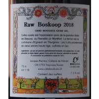 Cidrerie du Vulcain (Jacques Perritaz) Raw Boskoop 2018