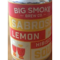 Big Smoke Brew Co. Sabrosa Lemon & Hibiscus Sour