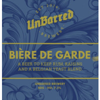 UnBarred Brewery Bière De Garde