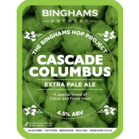 Binghams Brewery Extra Pale Ale - Cascade Columbus