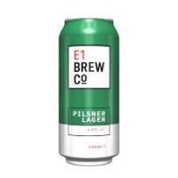 E1 Brew Co Pilsner Lager