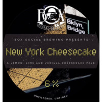 Box Social Brewing New York Cheesecake