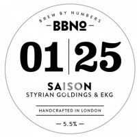 Brew By Numbers 01|25 Saison - Styrian Goldings & EKG