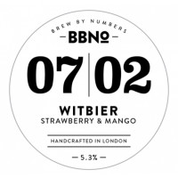 Brew By Numbers 07|02 Witbier - Strawberry & Mango