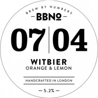 Brew By Numbers 07|04 Witbier - Orange & Lemon