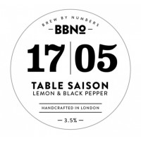 Brew By Numbers 17|05 Table Saison - Lemon & Black Pepper