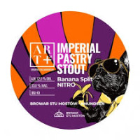 Browar Stu Mostów ART+34 Imperial Pastry Stout Banana Split NITRO