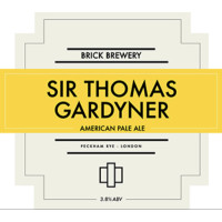 Brick Brewery (UK) Sir Thomas Gardyner