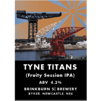 Brinkburn Street Brewery Tyne Titans