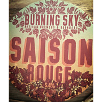 Burning Sky Brewery Saison Rouge