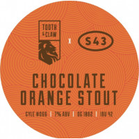 Tooth & Claw Chocolate Orange Stout