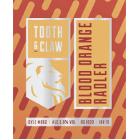Tooth & Claw Blood Orange Radler