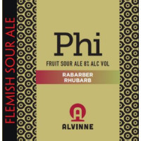 Brouwerij Alvinne Phi Rabarber / Rhubarb