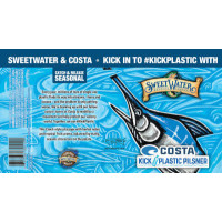 Sweetwater Brewing Company Costa Kick Plastic Pilsner