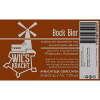Wilskracht Stadsbrouwerij Ravenstein Bock Bier