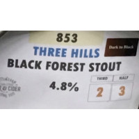 Three Hills Brewing Black Forest Stout