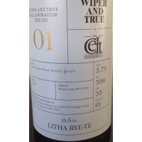 Wiper and True Collaboration Series 01: Saison Litha Rye-te