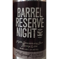 Foolproof Brewing Company Barrel Reserve Night