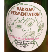 Bakkum Fermentation Wild Green Walnut Beer 2020