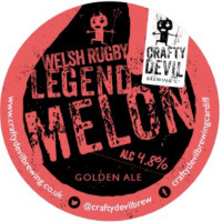 Crafty Devil Brewing Welsh Rugby Legends Gethin 'Melon' Jenkins