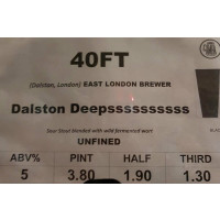 40ft Brewery Dalston Deepssssssssss