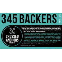 Crossed Anchors Brewery 345 Backers