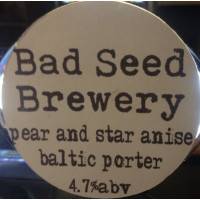 Bad Seed Brewery Pear and Star Anise Baltic Porter