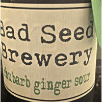 Bad Seed Brewery Rhubarb and Ginger Sour