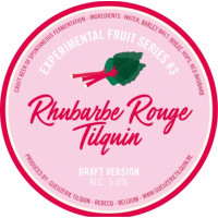 Gueuzerie Tilquin Experimental Fruit Series #3 - Rhubarbe Rouge - Draft Version