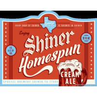 Spoetzl Brewery (Shiner) Homespun Cream Ale