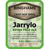 Binghams Brewery Extra Pale Ale - Jarrylo