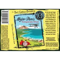 Fort Collins Brewery Major Tom's Pomegranate Wheat
